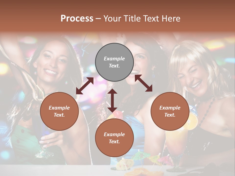 Talking Girls Movement PowerPoint Template