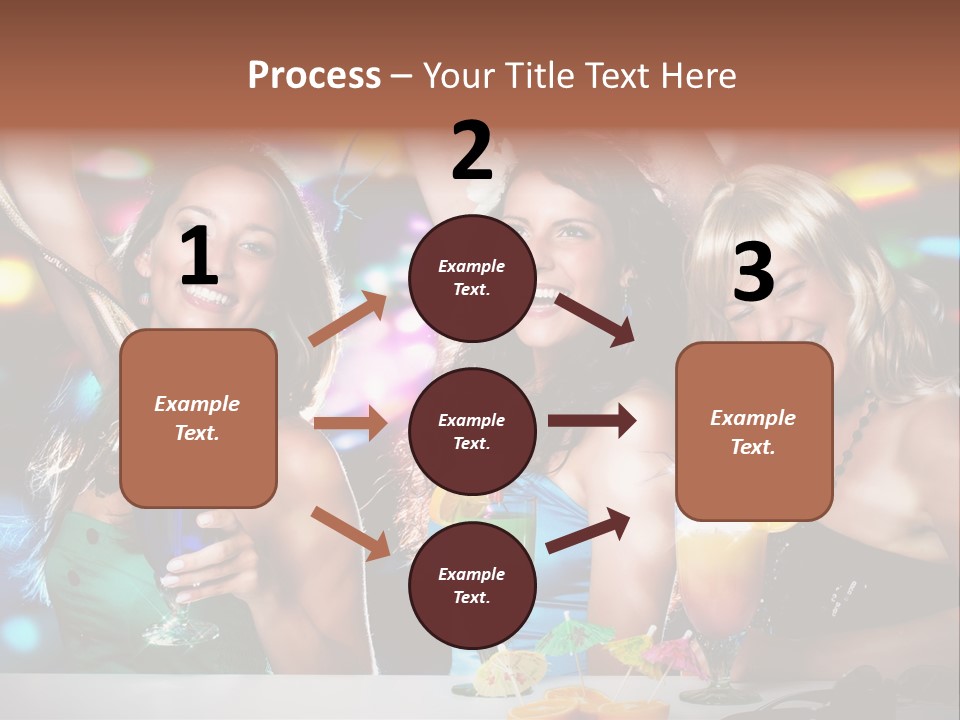 Talking Girls Movement PowerPoint Template
