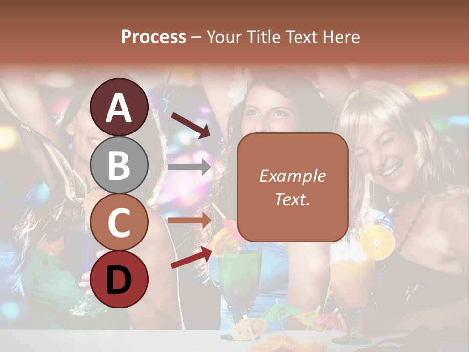 Talking Girls Movement PowerPoint Template