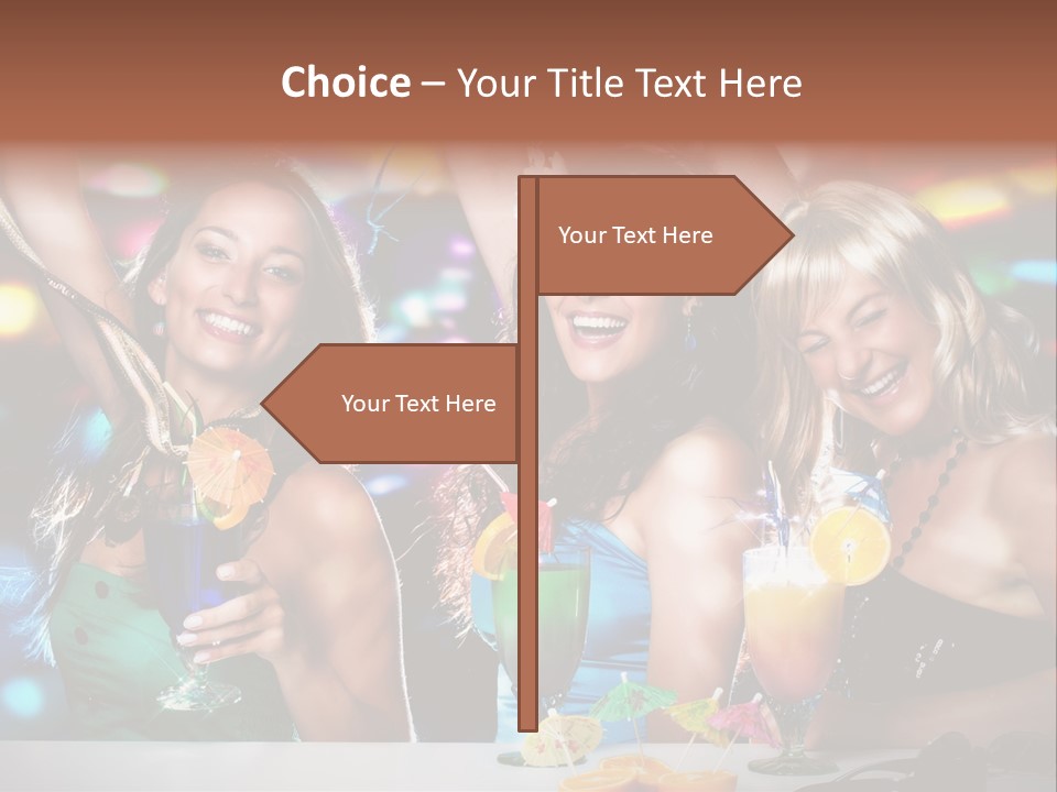 Talking Girls Movement PowerPoint Template