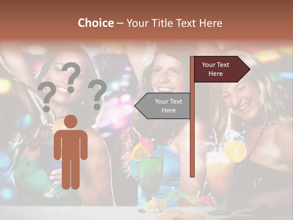 Talking Girls Movement PowerPoint Template