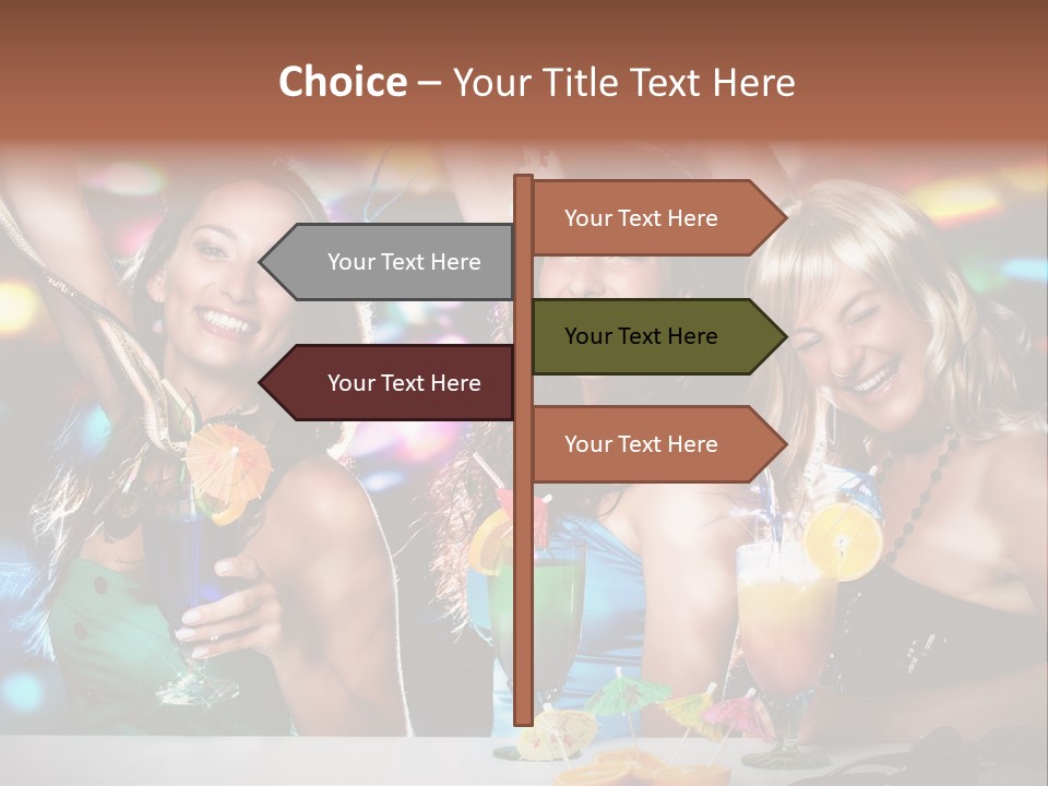 Talking Girls Movement PowerPoint Template