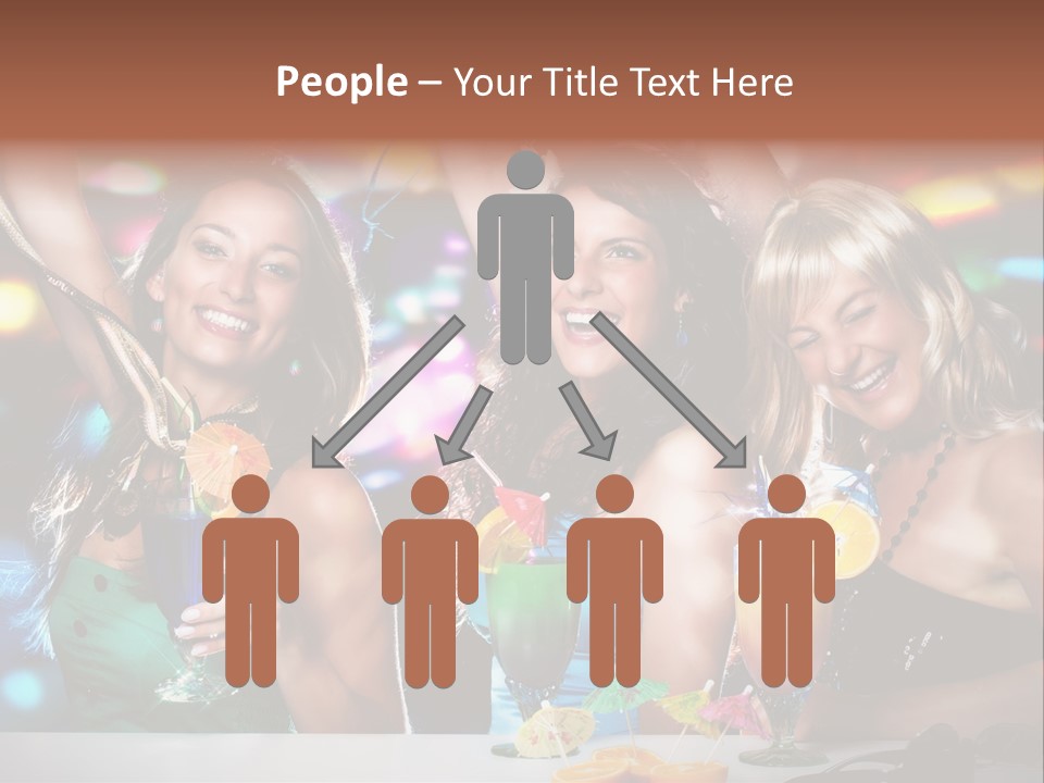 Talking Girls Movement PowerPoint Template