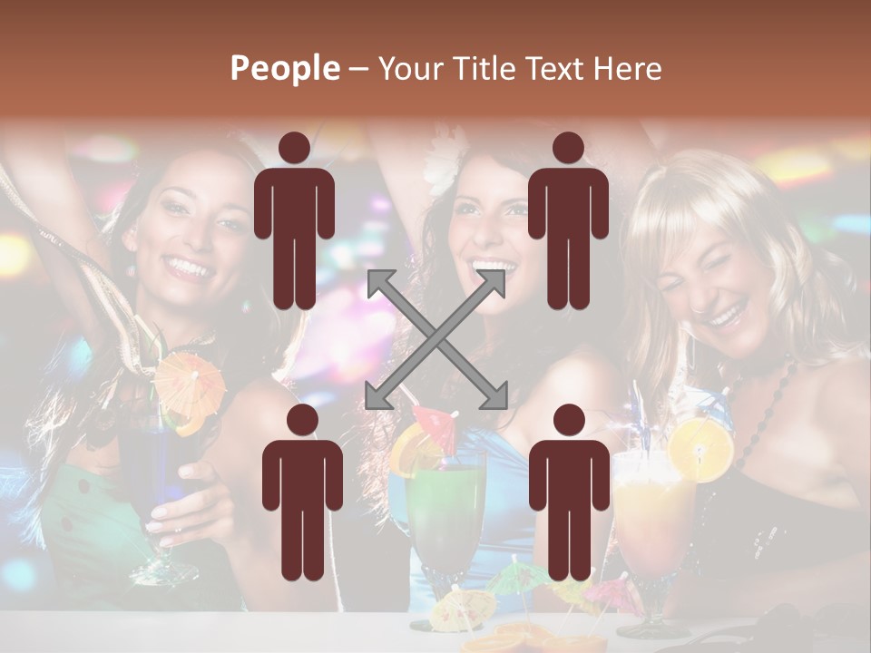 Talking Girls Movement PowerPoint Template