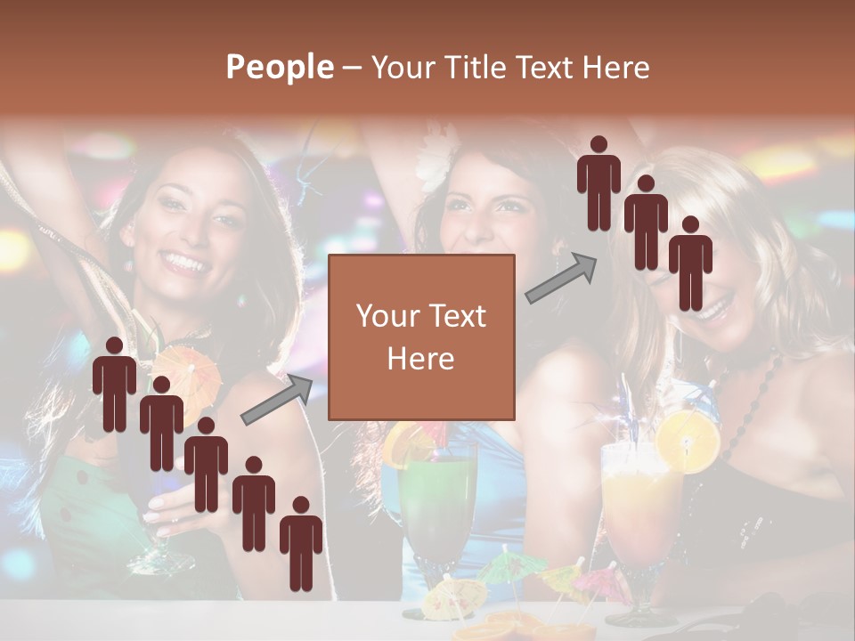 Talking Girls Movement PowerPoint Template