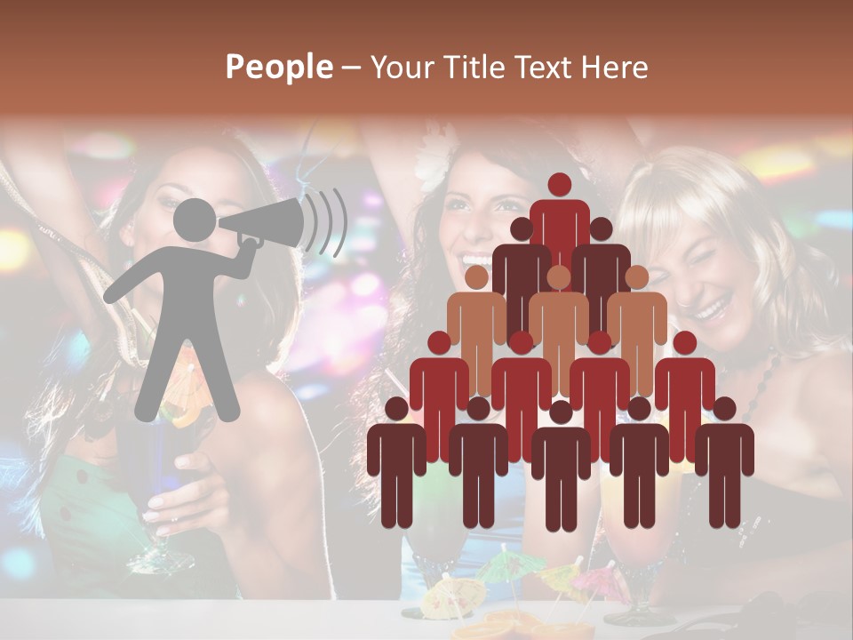 Talking Girls Movement PowerPoint Template