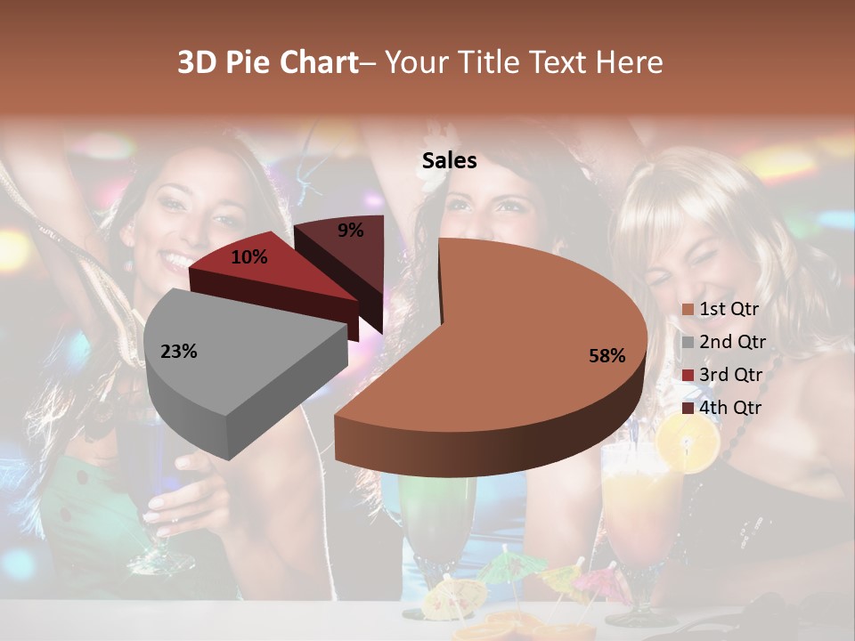 Talking Girls Movement PowerPoint Template