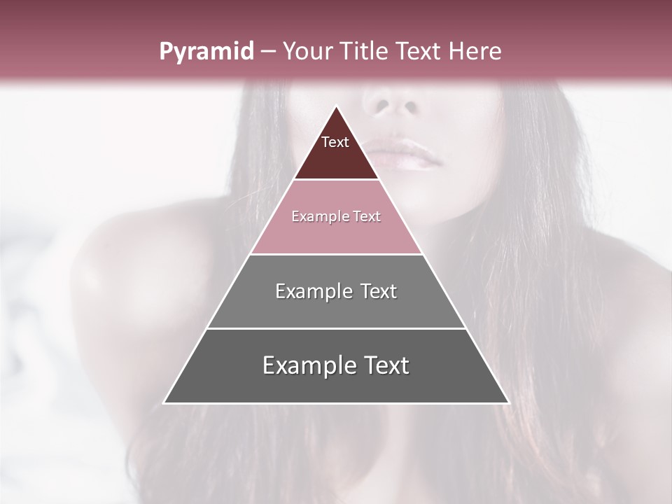 White Nymph Sensuality PowerPoint Template