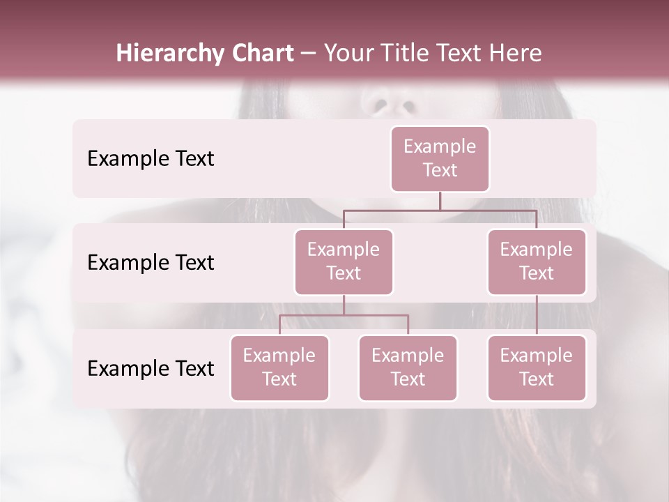 White Nymph Sensuality PowerPoint Template
