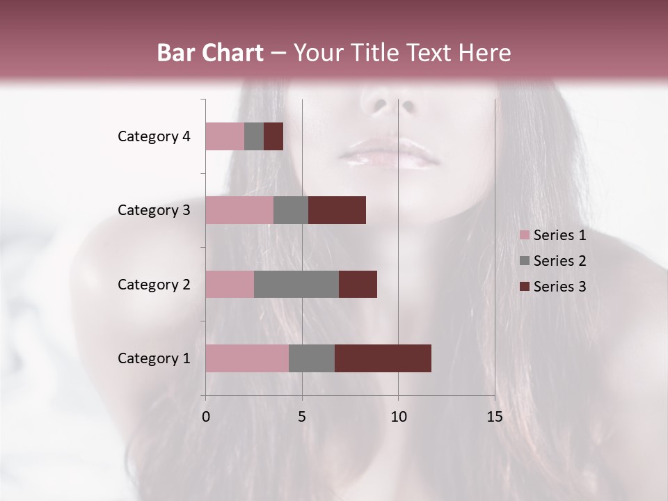 White Nymph Sensuality PowerPoint Template