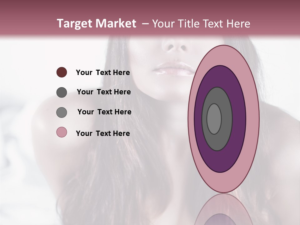 White Nymph Sensuality PowerPoint Template