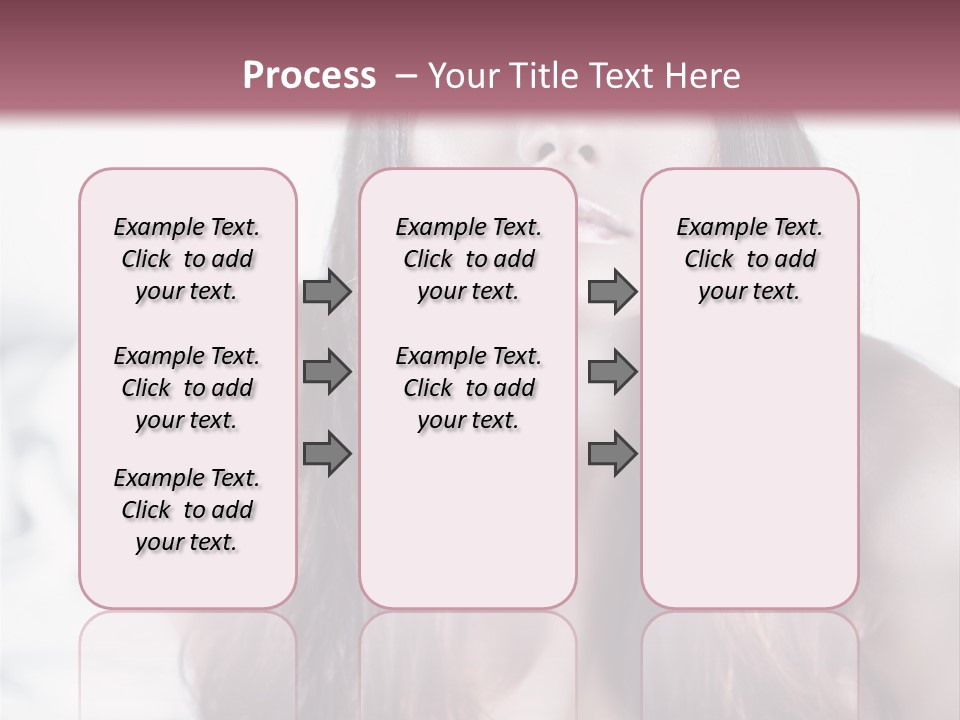 White Nymph Sensuality PowerPoint Template
