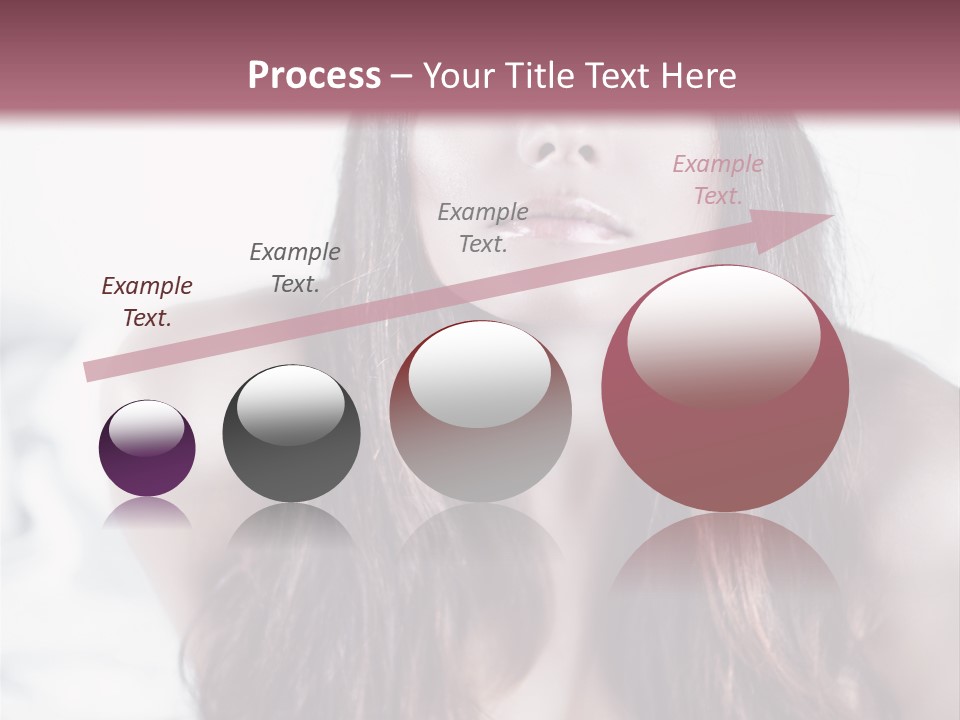 White Nymph Sensuality PowerPoint Template
