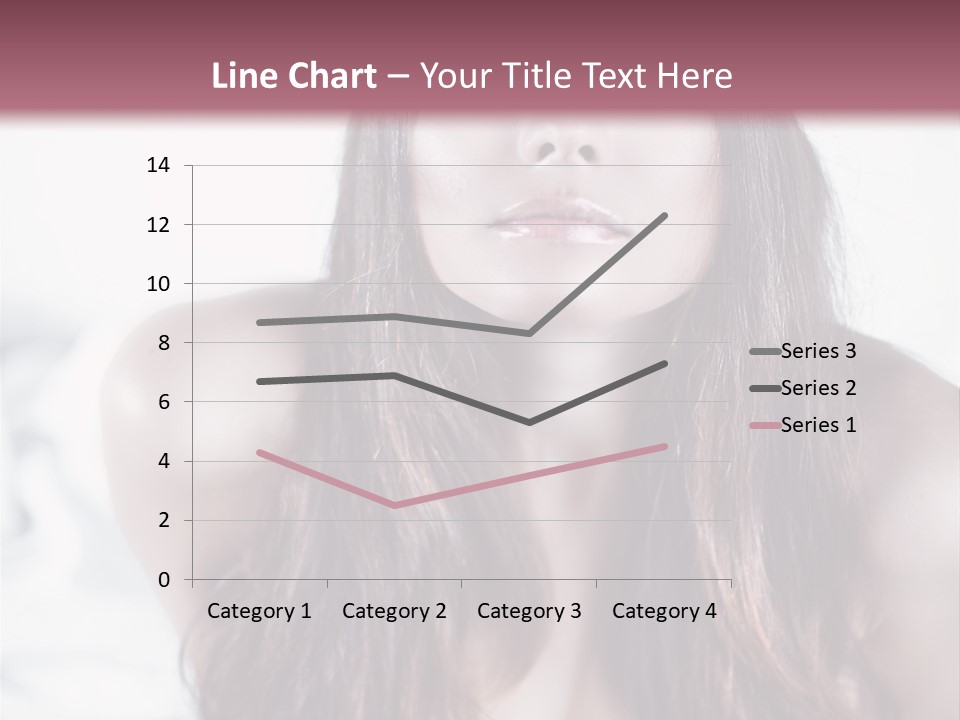 White Nymph Sensuality PowerPoint Template