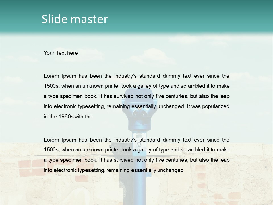 Observation Copy Space Budapest PowerPoint Template