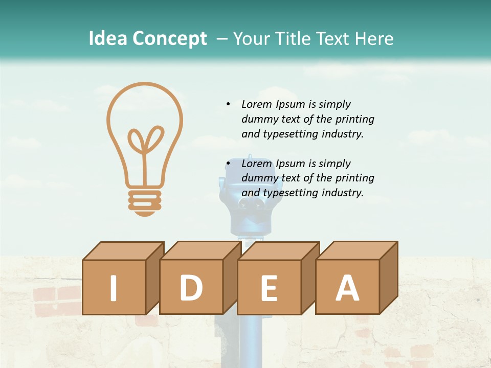 Observation Copy Space Budapest PowerPoint Template