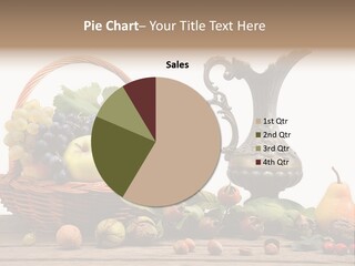 Basket Metal Jug Hazelnut PowerPoint Template