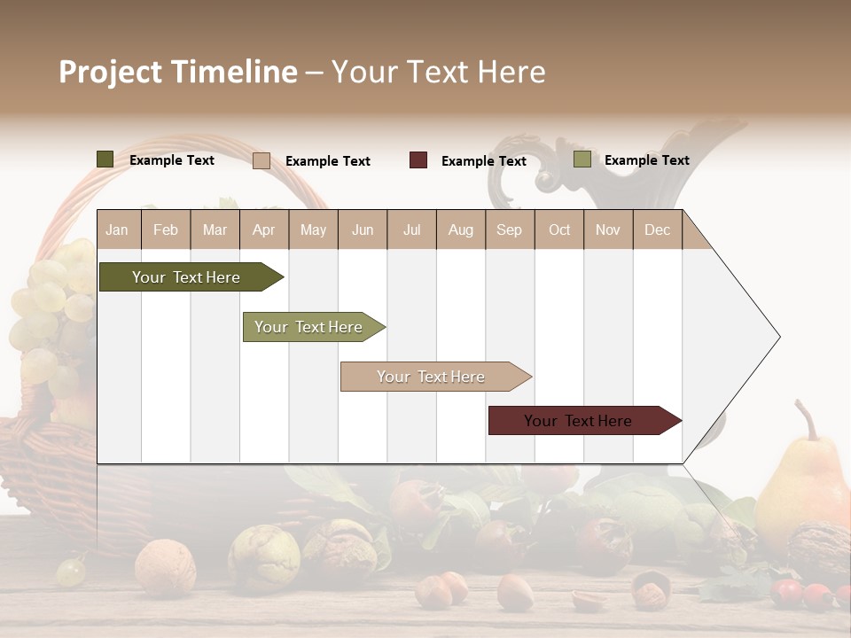 Basket Metal Jug Hazelnut PowerPoint Template