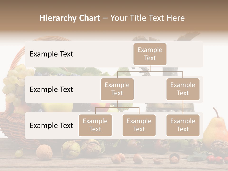 Basket Metal Jug Hazelnut PowerPoint Template