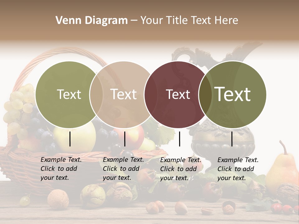 Basket Metal Jug Hazelnut PowerPoint Template