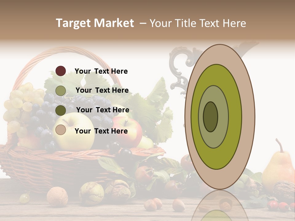 Basket Metal Jug Hazelnut PowerPoint Template