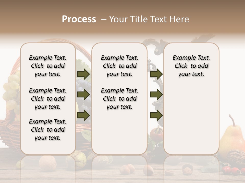 Basket Metal Jug Hazelnut PowerPoint Template