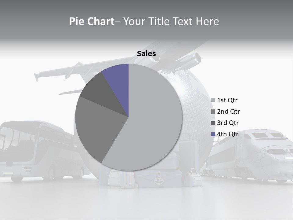 Luggage Baggage Plane PowerPoint Template