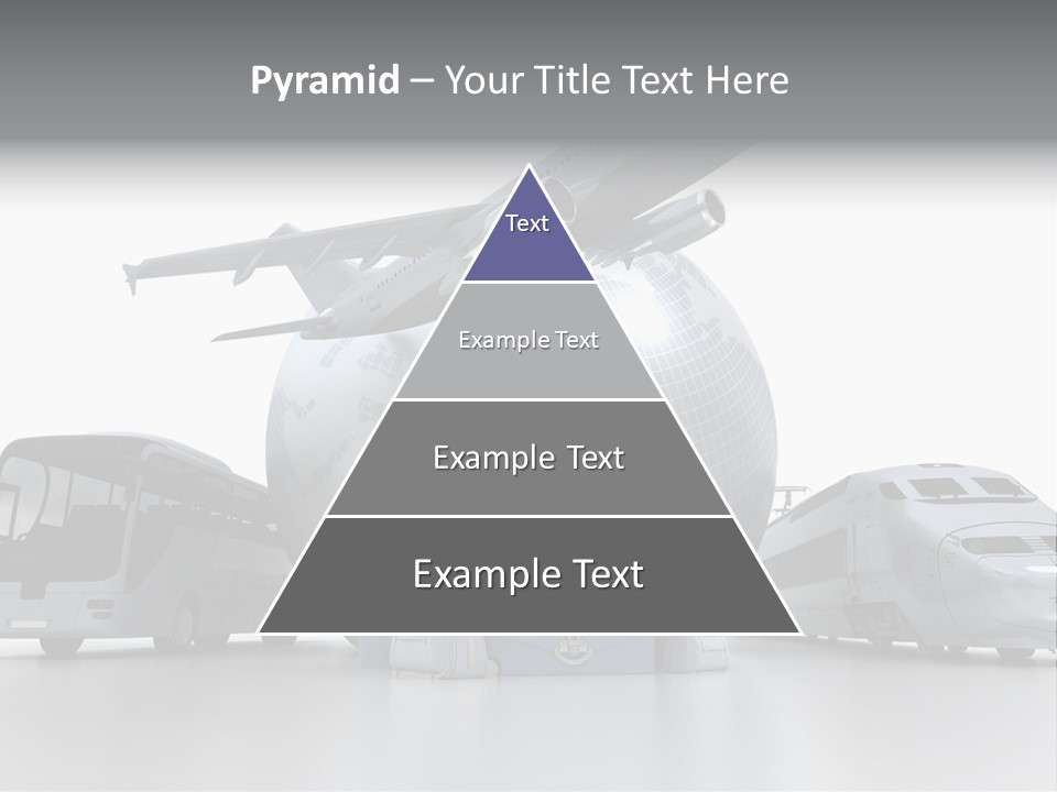 Luggage Baggage Plane PowerPoint Template