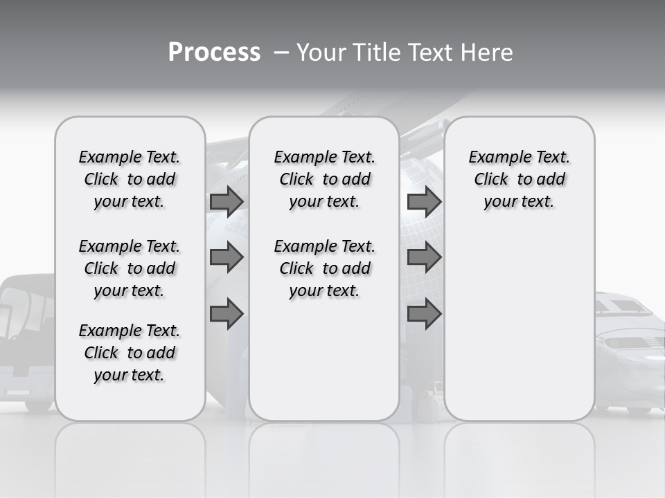Luggage Baggage Plane PowerPoint Template