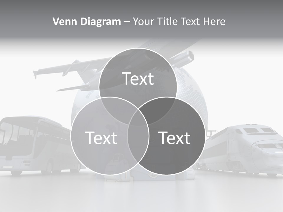 Luggage Baggage Plane PowerPoint Template