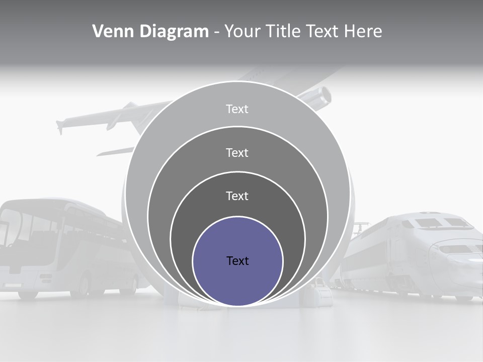 Luggage Baggage Plane PowerPoint Template