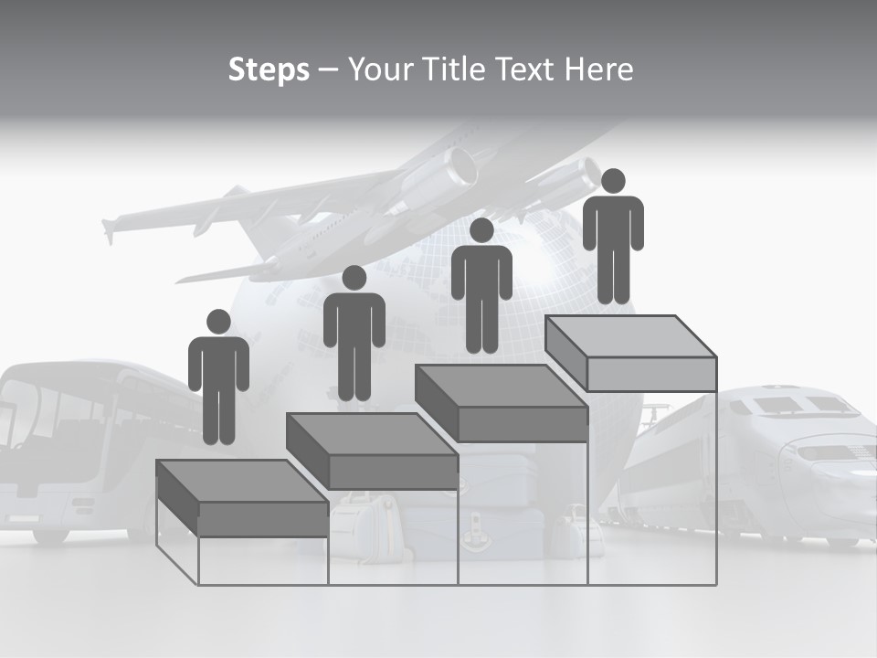 Luggage Baggage Plane PowerPoint Template