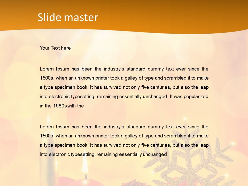 Golden Celebration Greeting PowerPoint Template