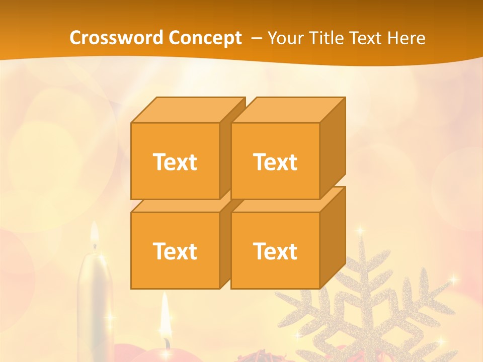 Golden Celebration Greeting PowerPoint Template