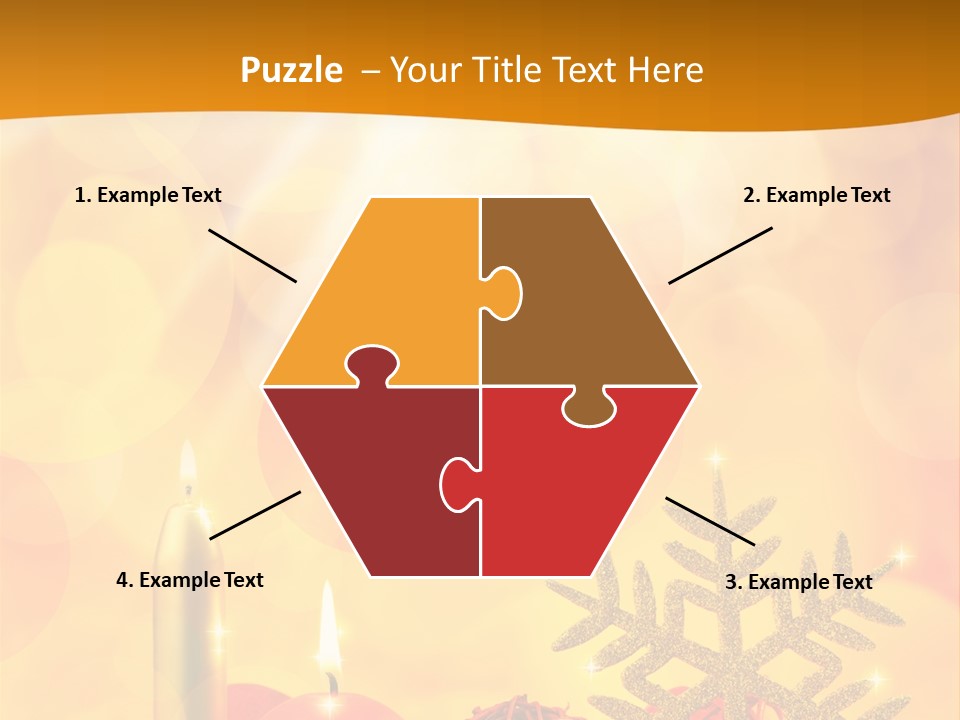 Golden Celebration Greeting PowerPoint Template