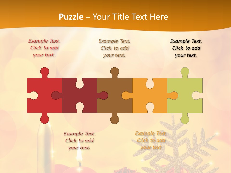 Golden Celebration Greeting PowerPoint Template