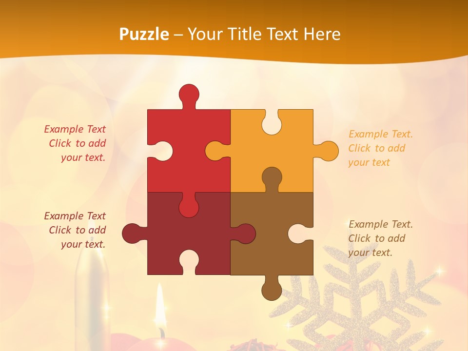 Golden Celebration Greeting PowerPoint Template