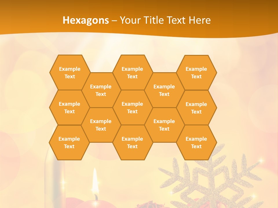 Golden Celebration Greeting PowerPoint Template