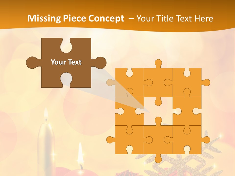 Golden Celebration Greeting PowerPoint Template