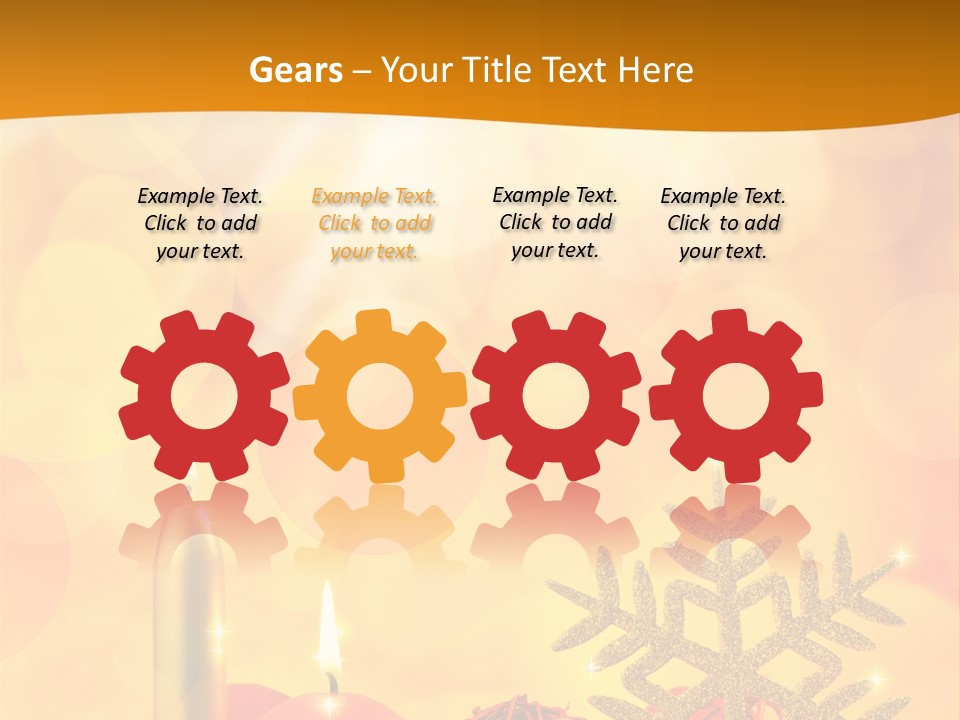 Golden Celebration Greeting PowerPoint Template