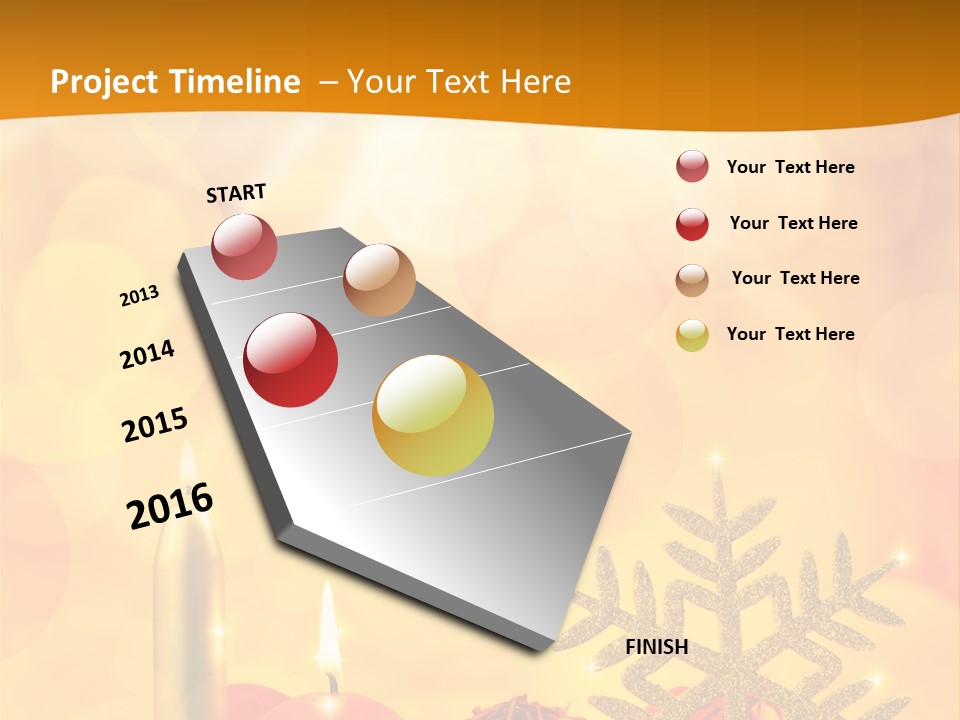 Golden Celebration Greeting PowerPoint Template