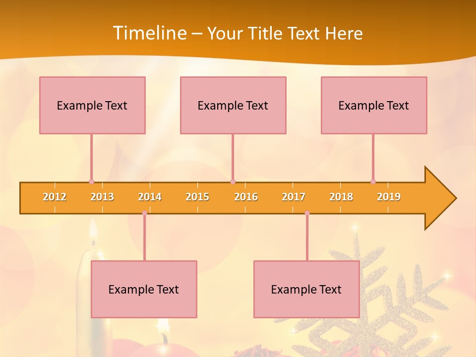 Golden Celebration Greeting PowerPoint Template