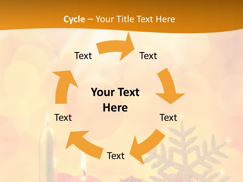 Golden Celebration Greeting PowerPoint Template