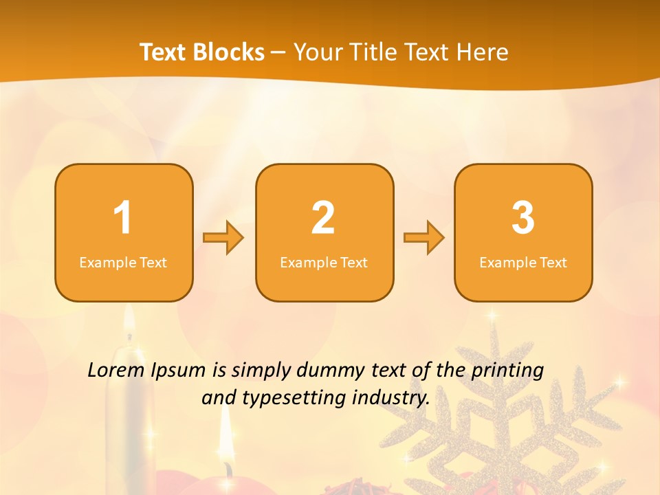 Golden Celebration Greeting PowerPoint Template