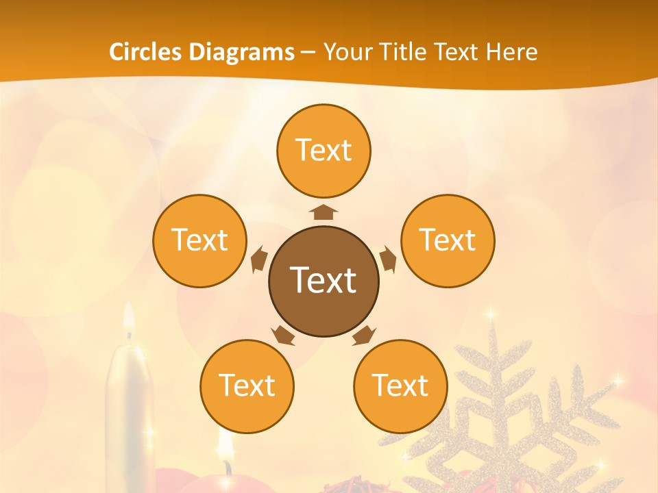 Golden Celebration Greeting PowerPoint Template