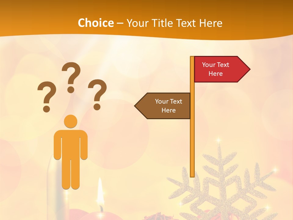 Golden Celebration Greeting PowerPoint Template