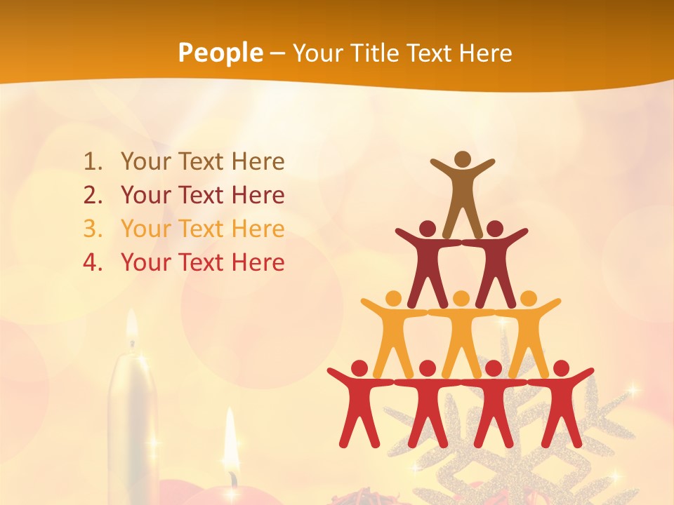 Golden Celebration Greeting PowerPoint Template
