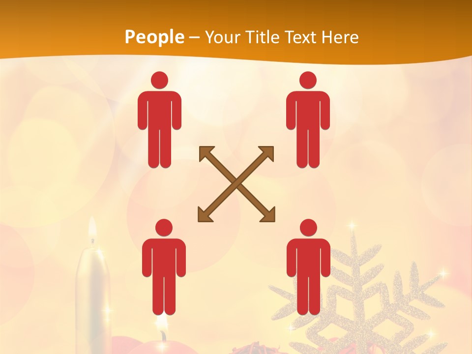 Golden Celebration Greeting PowerPoint Template