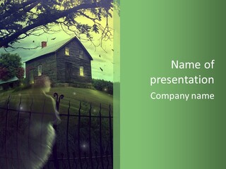 Halloween Weathered Scary PowerPoint Template