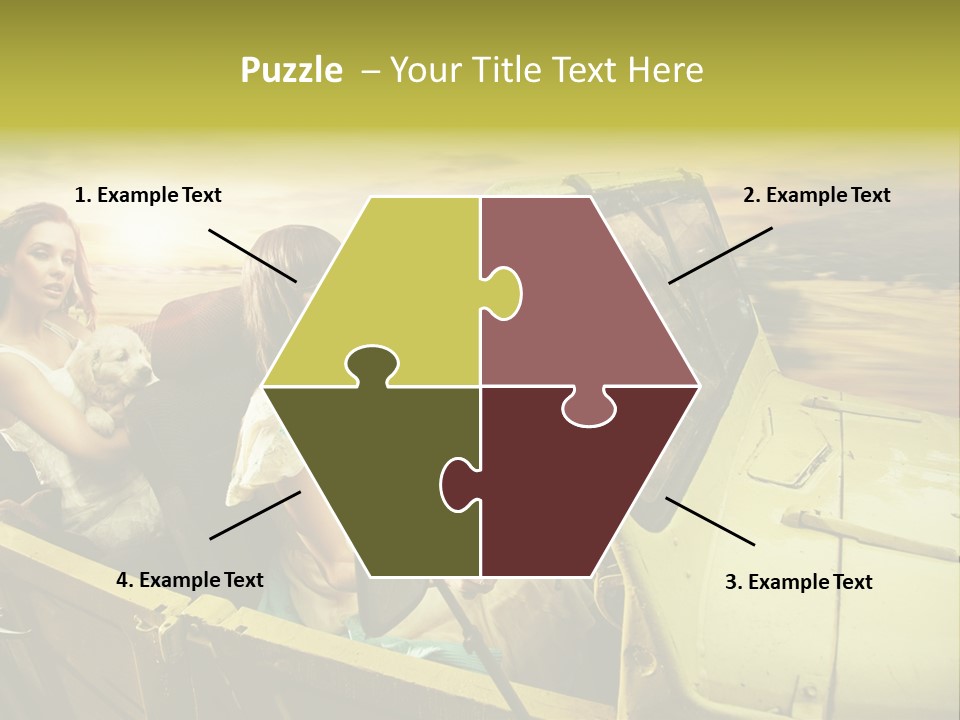 Girl Cheerful Lifestyles PowerPoint Template